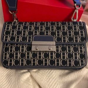 Brand new Carolina Herrera denim bag